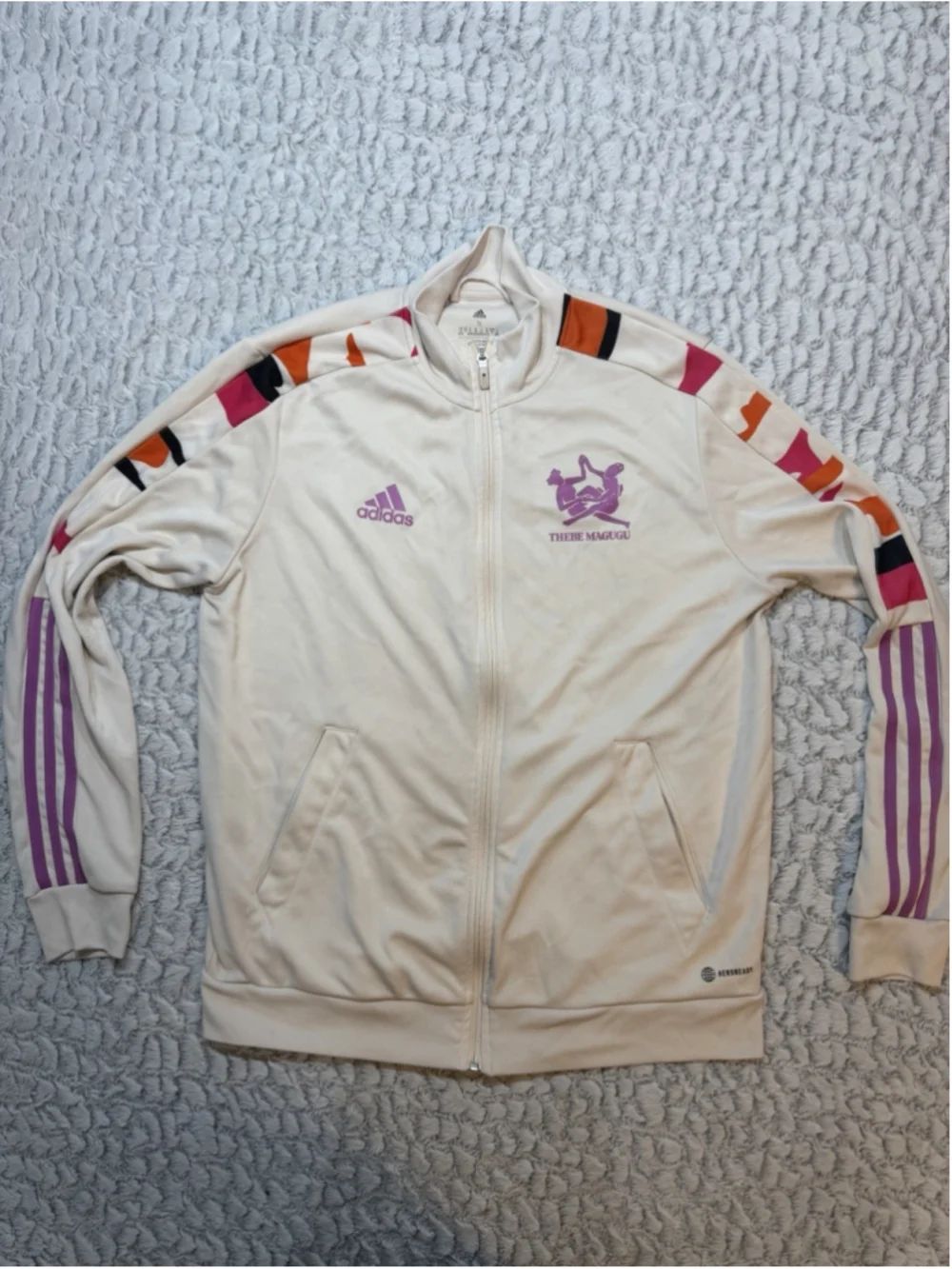 adidas x Thebe Magugu Colorblock 2pc Tracksuit XL Full Zip Pockets HN5638
